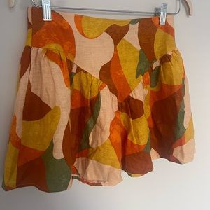 NWT Fe Noel x Target - Mixed Paint Print Mini Skirt Size 6